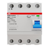 ABB Wyłącznik różnicowo-prądowy serii STANDARD F204 A-40/0,03 AP-R; 4-polowy; typ A, I=40A; In=30mA; 2CSF204401R1400