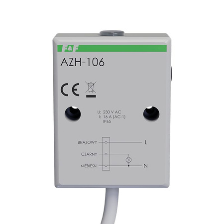 Automat zmierzchowy z wewnętrznym czujnikiem światłoczułym; 230V AZH-106