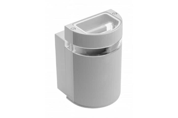 GTV Oprawa ścienna jednokierunkowa SILVA, GU10, MAX. 50W, IP54, AC220-240V, 50/60Hz, szara