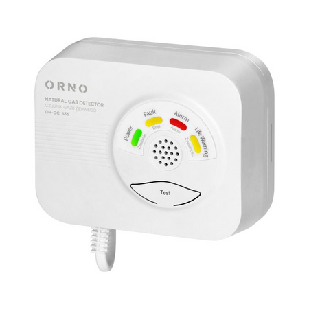 ORNO Czujnik gazu ziemnego 230V AC OR-DC-636